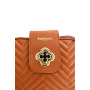 Baldinini Trend Brown PU Women Crossbody Bag