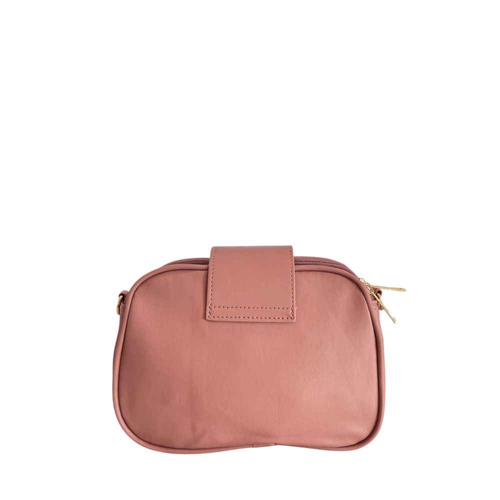 Baldinini Trend Pink PU Women Crossbody Bag