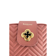Baldinini Trend Pink PU Women Crossbody Bag