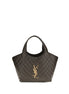 Saint Laurent Bicolor Napa Leather / Calf Bos Taurus Shoulder Bag