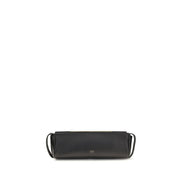 Τσάντα clutch Khaite Black Calf Leather Bos Taurus