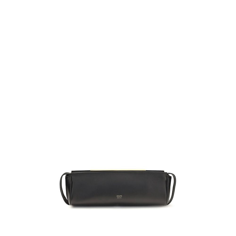 Τσάντα clutch Khaite Black Calf Leather Bos Taurus