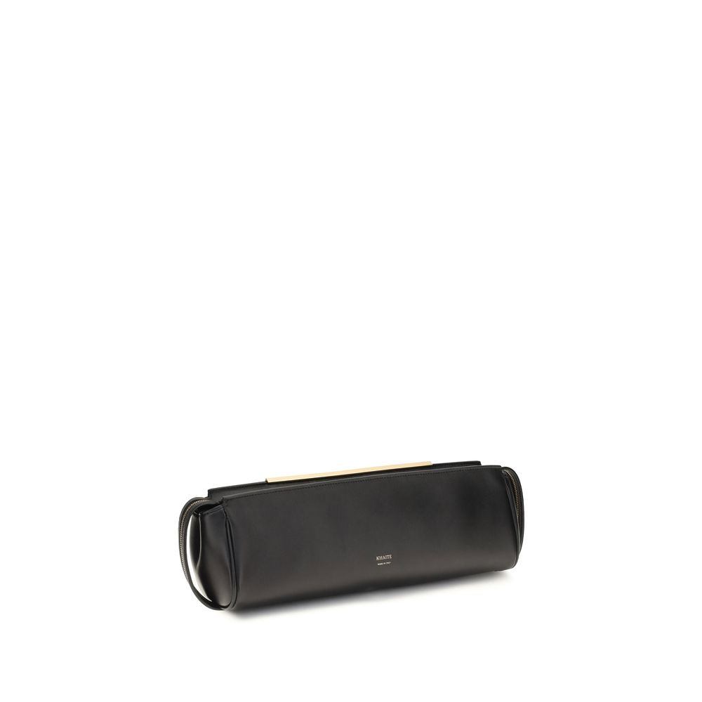 Τσάντα clutch Khaite Black Calf Leather Bos Taurus