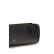Khaite Black Calf Leather Bos Taurus Clutch Bag