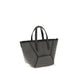 Brunello Cucinelli Black Calf Leather Bos Taurus Shoulder Bag