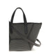 Brunello Cucinelli Black Calf Leather Bos Taurus Shoulder Bag