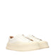 Jil Sander White Leather Platform Sneakers