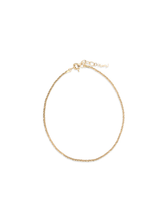 Saint Laurent Gold Brass Necklace