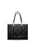 Dior Medium Black Leather Shoulder Tote Bag