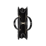 Dior Medium Black Leather Shoulder Tote Bag