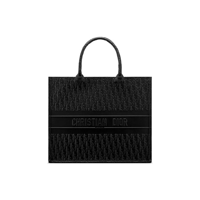 Dior Black Calfskin Tote Bag
