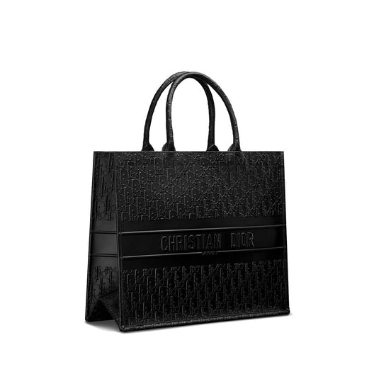 Dior Black Calfskin Tote Bag