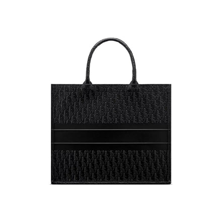 Dior Black Calfskin Tote Bag