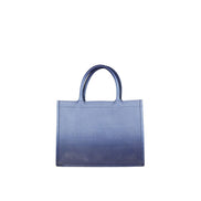 Dior Medium Blue Leather Tote Bag