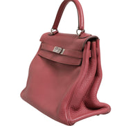 Hermès Kelly 32 Rouge H Togo Retourne Palladium