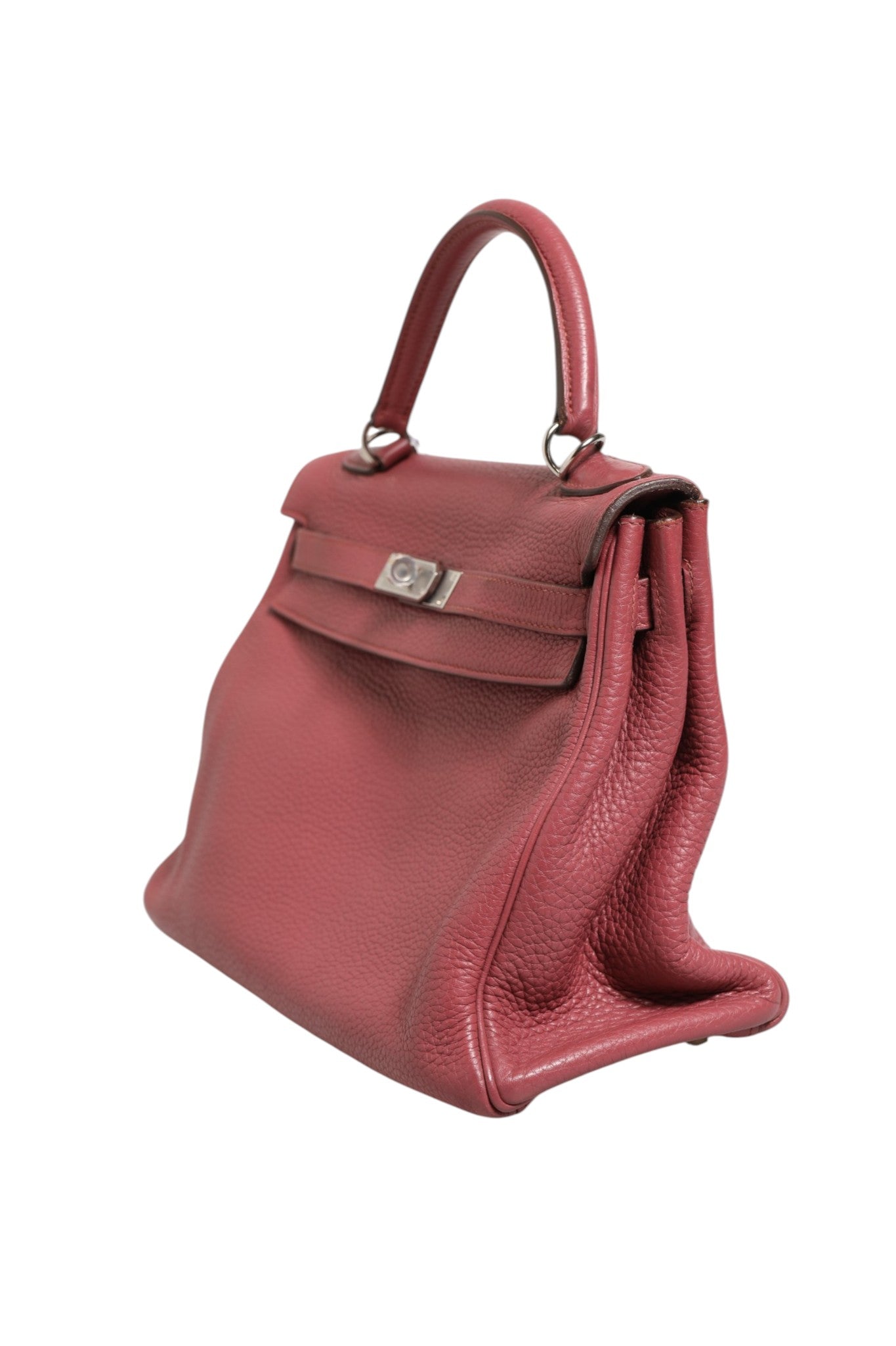 Hermès Kelly 32 Rouge H Togo Retourne Palladium