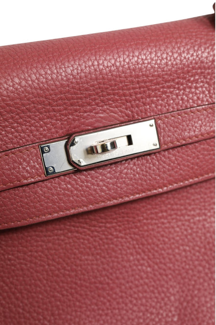 Hermès Kelly 32 Rouge H Togo Retourne Palladium