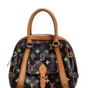 Louis Vuitton Μαύρη Monogram Πολύχρωμη Καμβάς Τσάντα Χειρός Priscilla