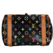 Louis Vuitton Μαύρη Monogram Πολύχρωμη Καμβάς Τσάντα Χειρός Priscilla