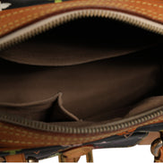 Louis Vuitton Μαύρη Monogram Πολύχρωμη Καμβάς Τσάντα Χειρός Priscilla