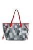 Louis Vuitton Neverfull Patchwork Monogram Denim Tote Bag