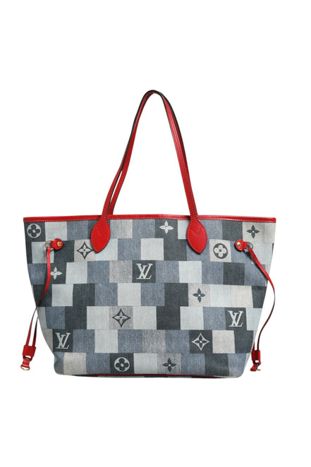 Louis Vuitton Neverfull Patchwork Monogram Denim Τσάντα Tote