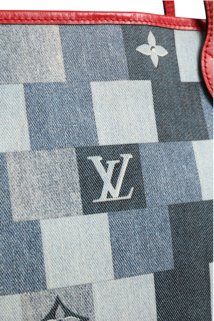 Louis Vuitton Neverfull Patchwork Monogram Denim Τσάντα Tote