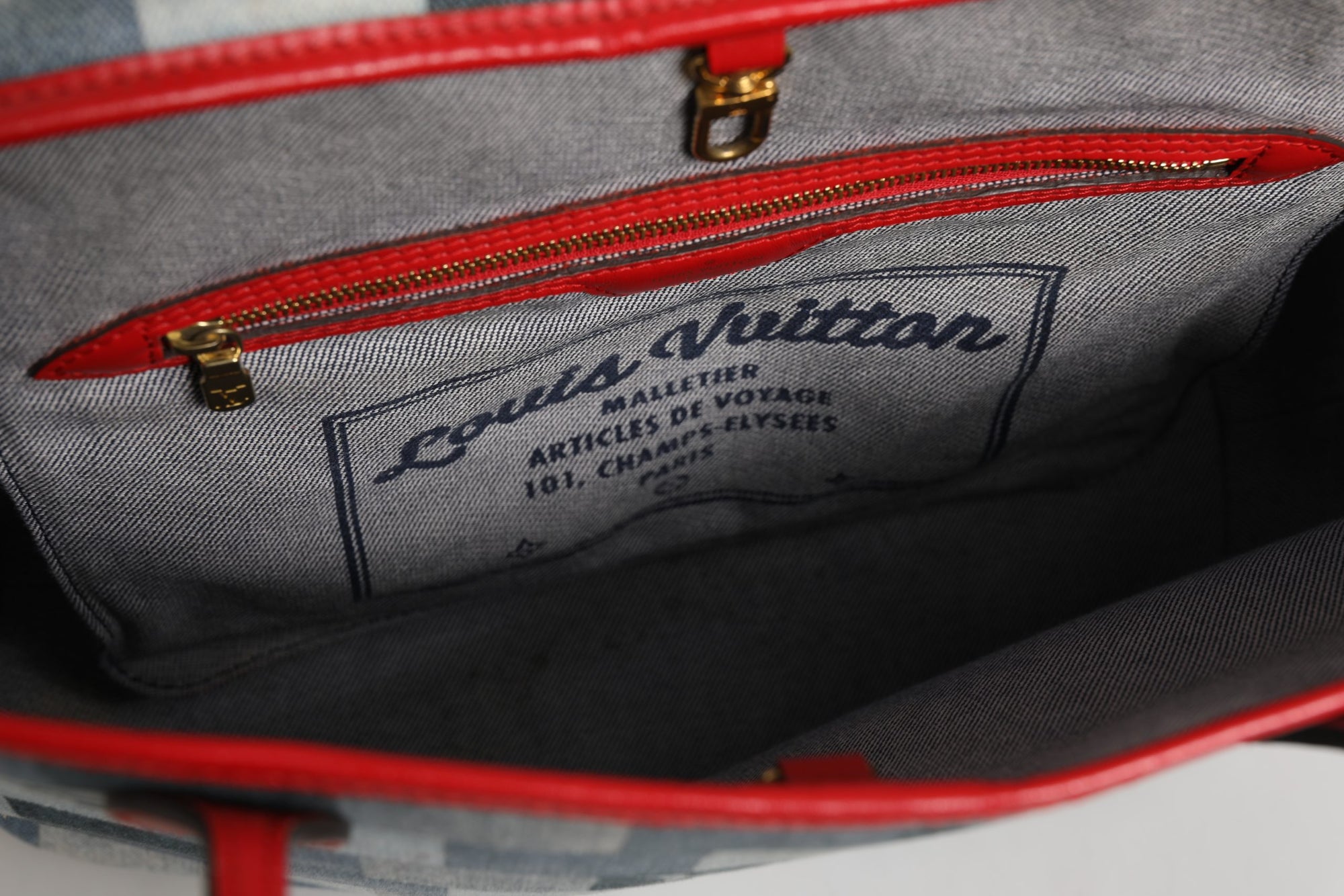 Louis Vuitton Neverfull Patchwork Monogram Denim Τσάντα Tote