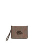 Etro Multicolor Cotton Clutch Bag