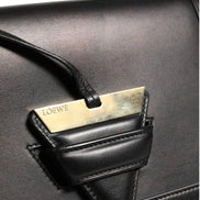 Loewe Barcelona Μεσαία Δερμάτινη Τσάντα Ώμου