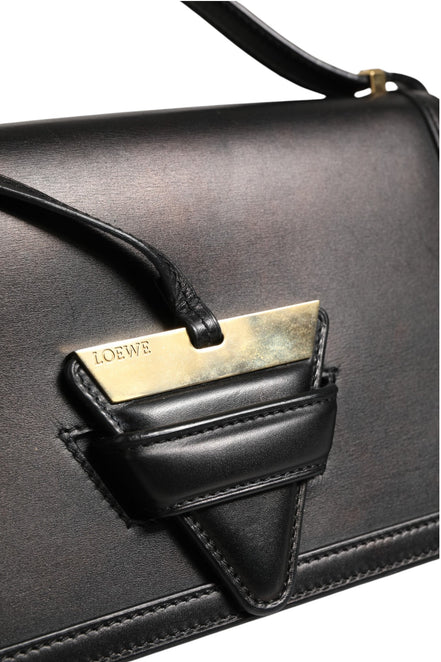 Loewe Barcelona Μεσαία Δερμάτινη Τσάντα Ώμου
