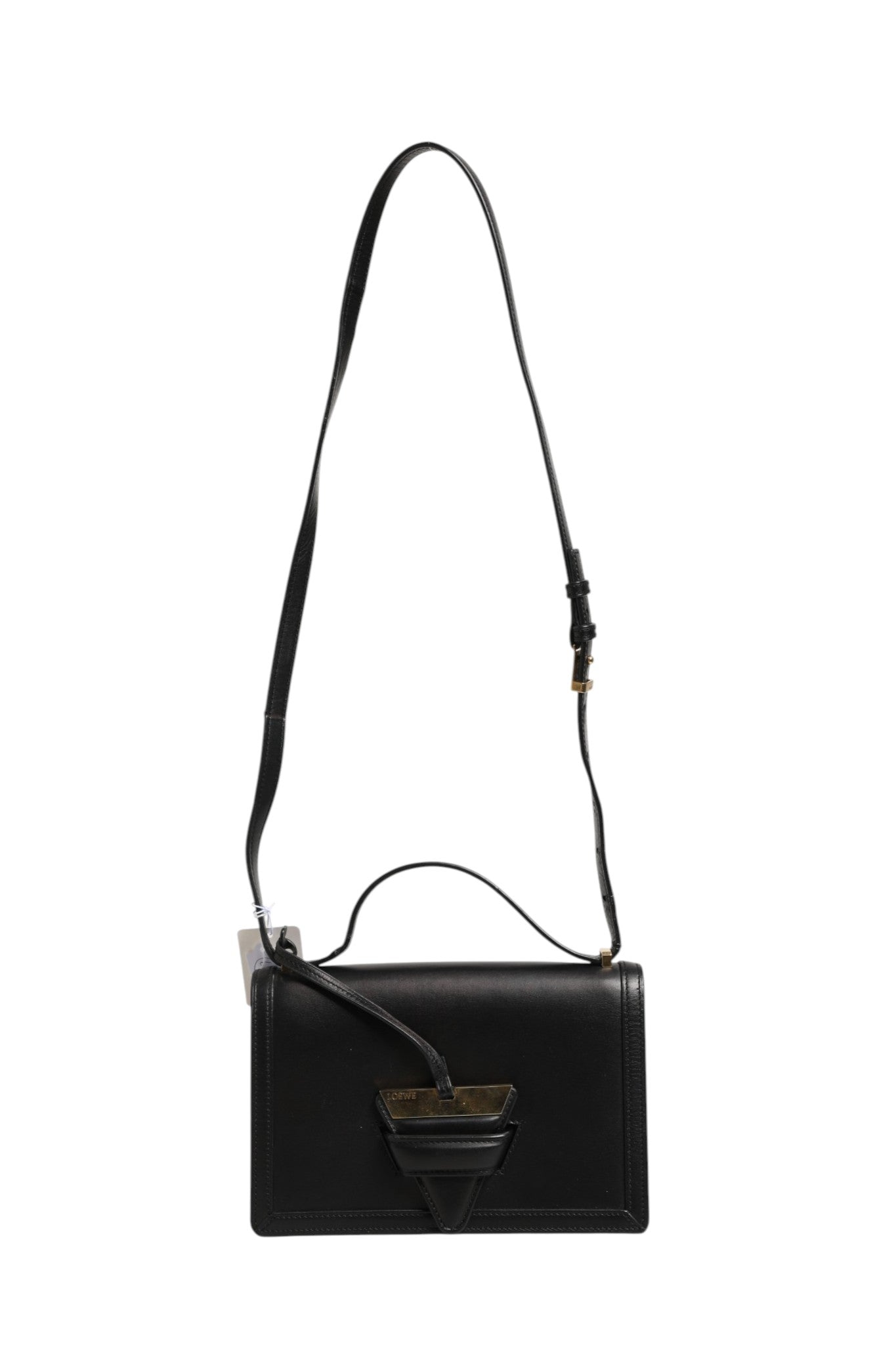 Loewe Barcelona Μεσαία Δερμάτινη Τσάντα Ώμου