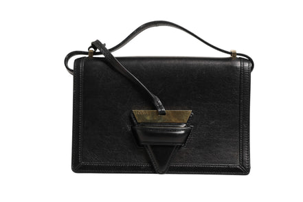 Loewe Barcelona Μεσαία Δερμάτινη Τσάντα Ώμου