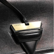Loewe Barcelona Μεσαία Δερμάτινη Τσάντα Ώμου