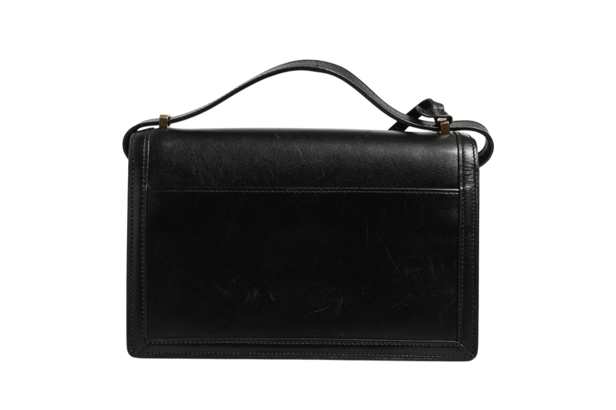 Loewe Barcelona Μεσαία Δερμάτινη Τσάντα Ώμου