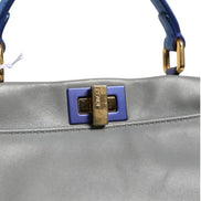 Fendi Mini Peekaboo Μπλε Γκρι