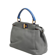 Fendi Mini Peekaboo Μπλε Γκρι