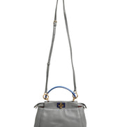 Fendi Mini Peekaboo Μπλε Γκρι
