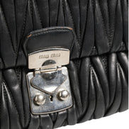 Miu Miu Confidential Matelasse Leather Flap Shoulder Bag