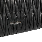 Miu Miu Confidential Matelasse Leather Flap Shoulder Bag