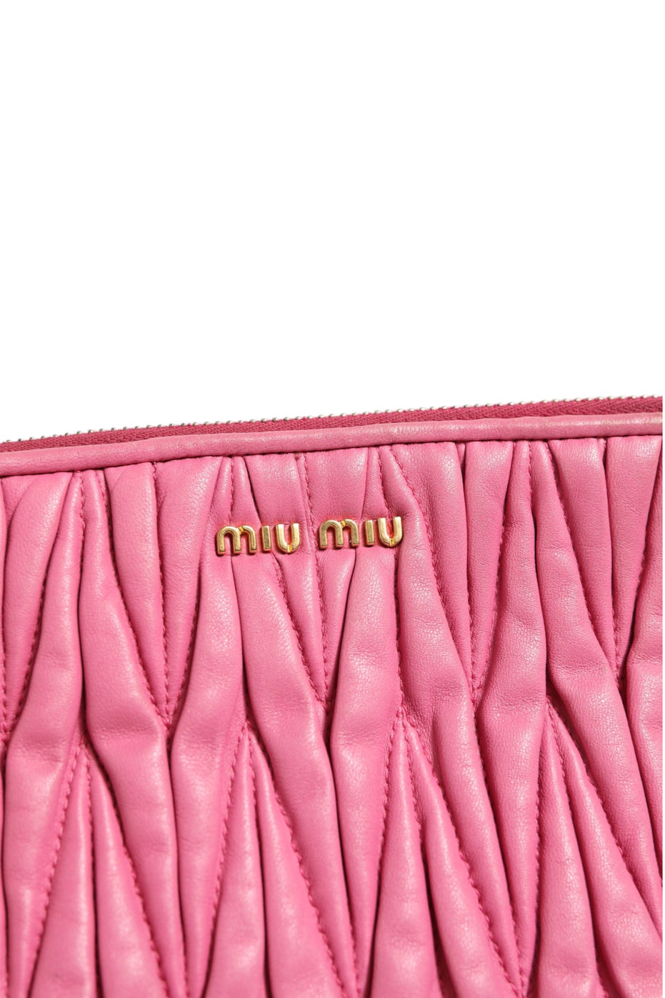 Miu Miu Matelassé Leather Shoulder Bag