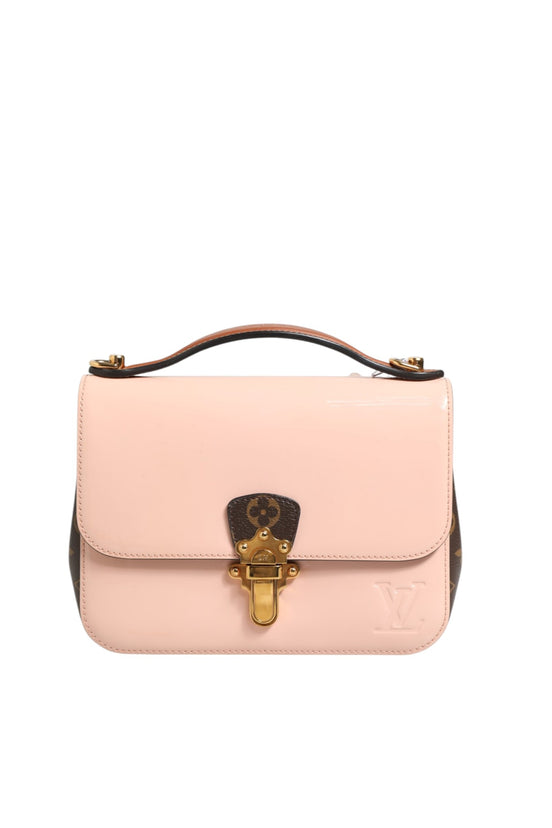 Louis Vuitton Pink Vernis and Monogram Canvas Cherrywood BB Shoulder Bag