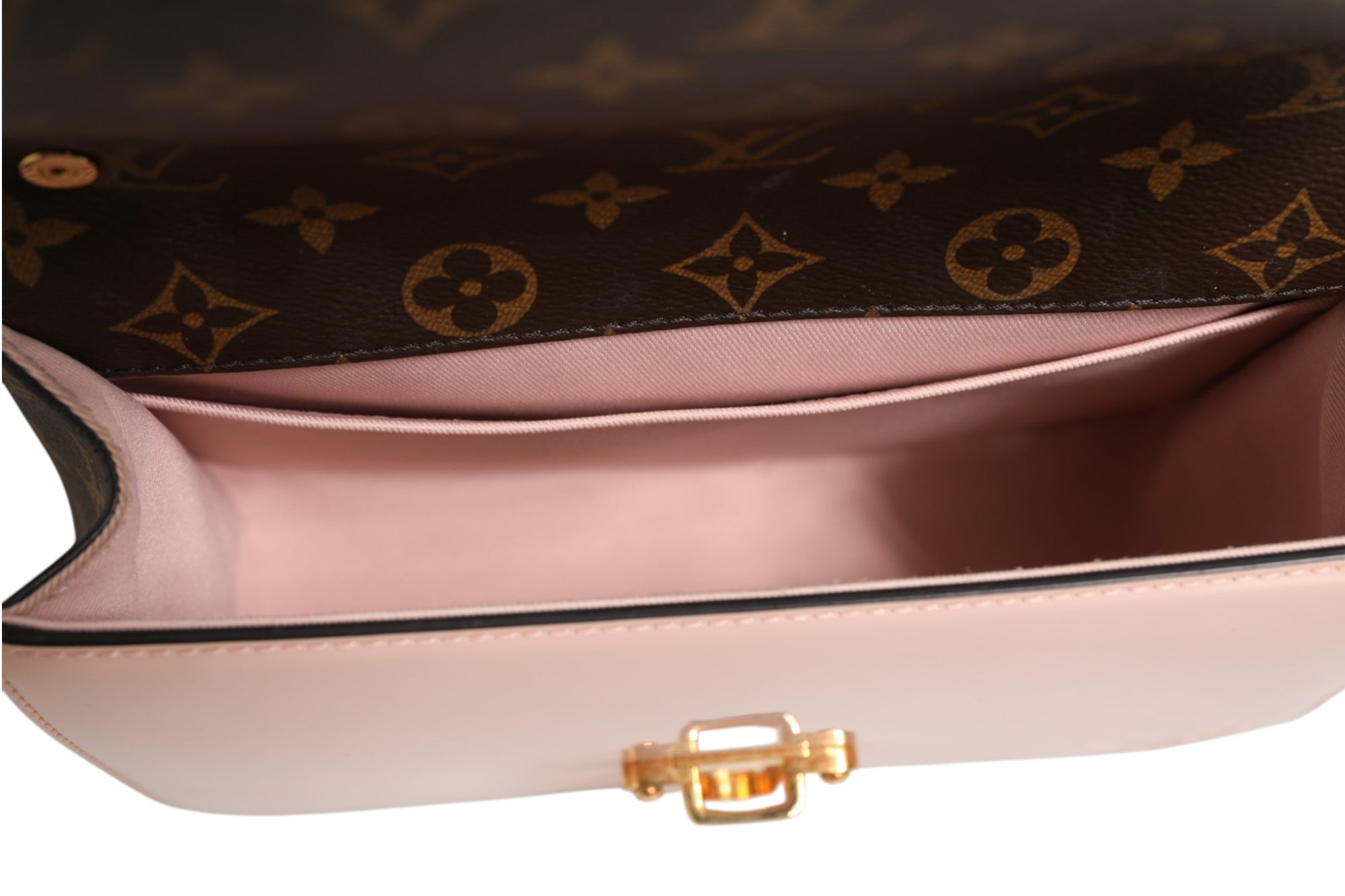 Louis Vuitton Ροζ Vernis και Monogram Καμβάς Cherrywood BB Τσάντα Ώμου