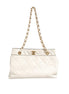 Chanel Shiny Calfskin Quilted Mini 22 White 1792563