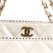 Chanel Shiny Calfskin Quilted Mini 22 White 1792563