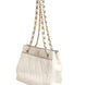 Chanel Shiny Calfskin Quilted Mini 22 White 1792563