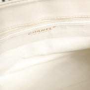 Chanel Shiny Calfskin Quilted Mini 22 White 1792563
