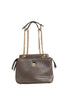 Fendi Dotcom Click Small Brown Lambskin Shoulder Bag