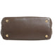 Fendi Dotcom Click Small Brown Lambskin Shoulder Bag