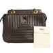 Fendi Dotcom Click Small Brown Lambskin Shoulder Bag